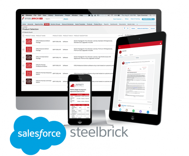 salesforce steelbrick sales cloud inspark